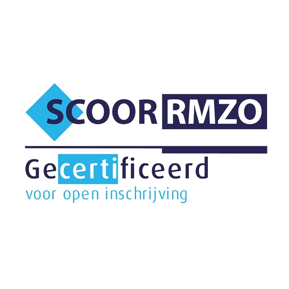 Logo SCOORRMZO accreditatie mediation opleider Caleidoscoop Leertrajecten